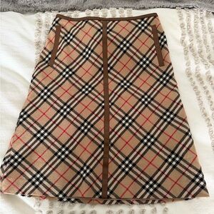 Burberry Vintage Nova Check Skirt